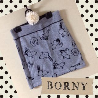 ボルニー(BORNY)の【未使用】BORNY♡スヌーピー柄SK(ミニスカート)