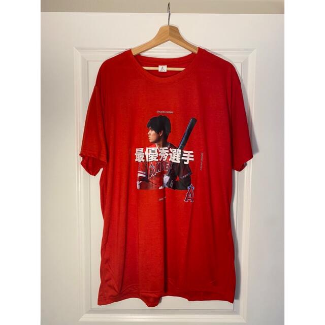 【大谷翔平】MVP記念Tシャツ　球場限定配布品 スポーツ/アウトドアの野球(記念品/関連グッズ)の商品写真