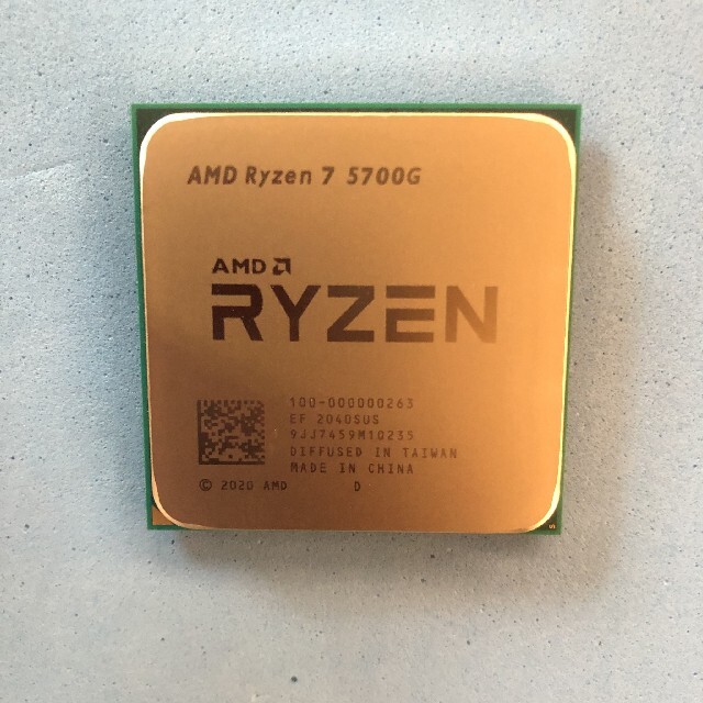 AMD  Ryzen 7 5700G 　CPU