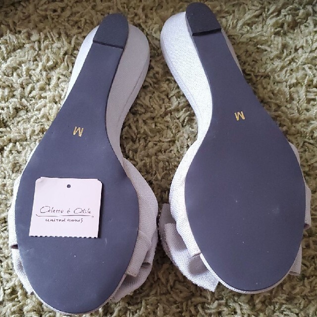 Odette e Odile(オデットエオディール)のリボンスタッズミュール　ユナイテッドアローズ レディースの靴/シューズ(ミュール)の商品写真