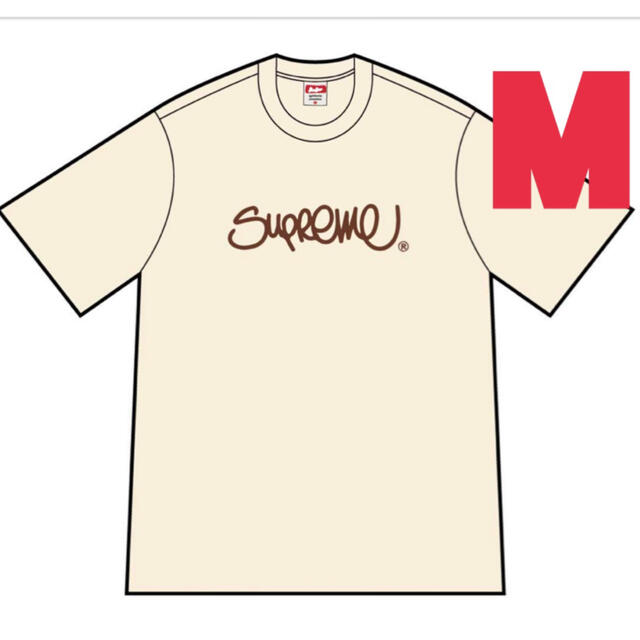 Supreme Handstyle Tee "Natural"