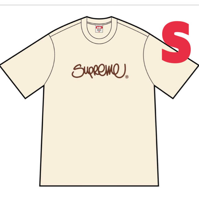 Supreme Handstyle Tee "Natural"