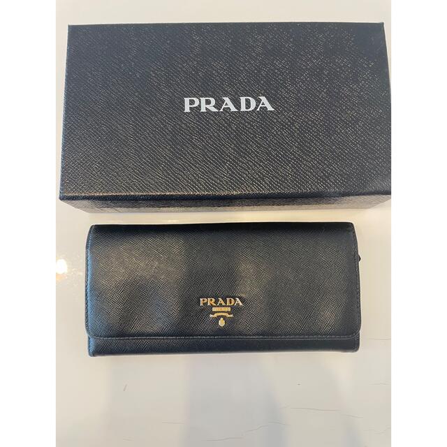 【2021正規激安】 PRADA - 美品　PRADA 長財布　箱付き 財布