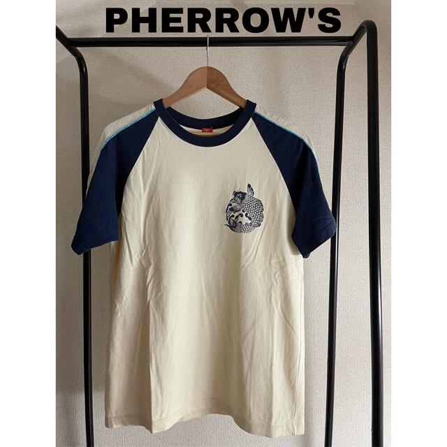 PHERROW'S(フェローズ)のPHERROW’S フェローズ　Tシャツ　リンガーTシャツ　バックプリント メンズのトップス(Tシャツ/カットソー(半袖/袖なし))の商品写真