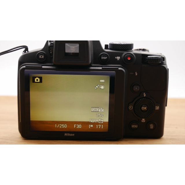 レオパードフラワーブラック 9696 美品 Nikon ニコン COOLPIX P510