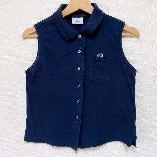 ラコステ(LACOSTE)のラコステ　ポロシャツ　ノースリーブ   レディース　42(ポロシャツ)