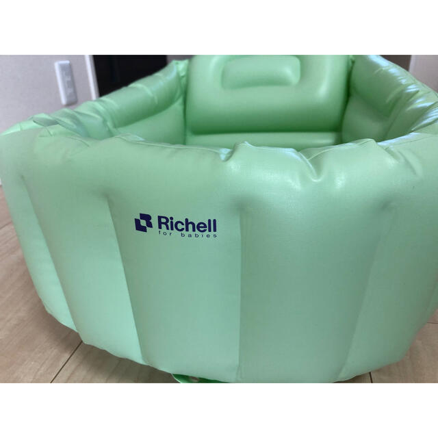 Richell(リッチェル)のリッチェルふかふかベビーバス キッズ/ベビー/マタニティの洗浄/衛生用品(その他)の商品写真