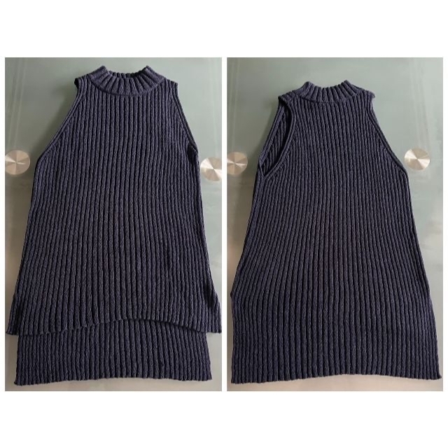 L’Appartement  Americansleeve RIB KNIT◆