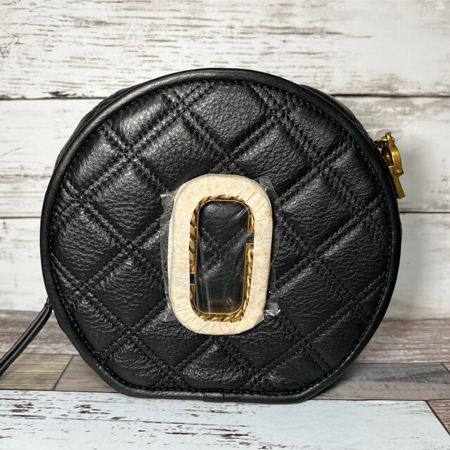 マークジェ MARC JACOBS - MARC JACOBS THE STATUS ROUND黒の通販 by