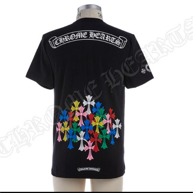 C H - クロムハーツ Tシャツ マルチカラー 最新作 海外限定サイズXXL