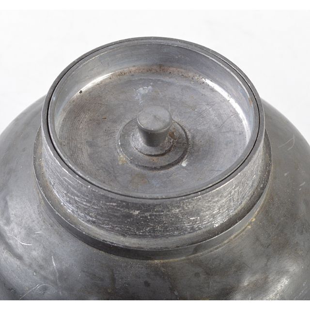 煎茶道具 古錫 点銅款 茶壷 茶心壷 約278g M R4678 煎茶道具 古錫 点銅款 茶壷 茶心壷 約278g M R4678