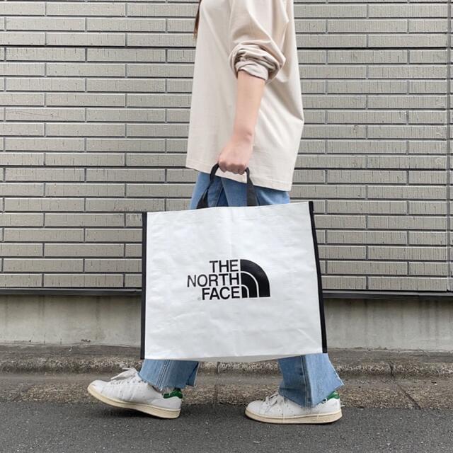 THE NORTH FACE(ザノースフェイス)のNORTH FACE ノースフェイス　エコバッグ トートバッグ ショッパー ハンドメイドのファッション小物(バッグ)の商品写真