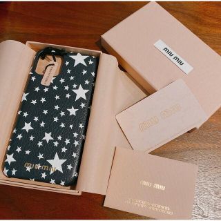 ミュウミュウ(miumiu)の新品　miumiu iphoneケース　iphone11pro(iPhoneケース)