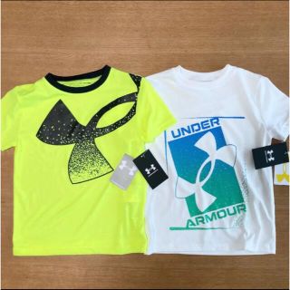 アンダーアーマー(UNDER ARMOUR)の【新品】アンダーアーマー 2点 セット ジュニア キッズ Tシャツ 120cm(Tシャツ/カットソー)