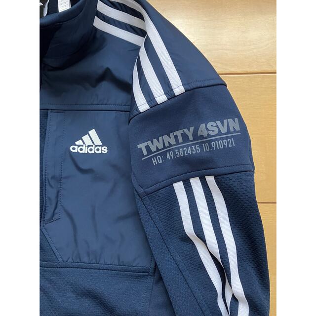 美品　アディダス　TWNTY 4SVN　ジャージー　ブラック　黒　Sサイズ