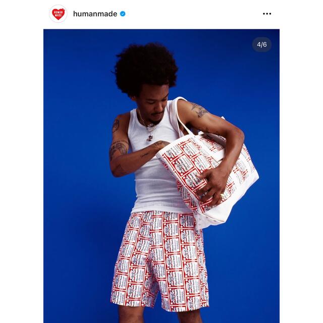 HUMAN MADE(ヒューマンメイド)のWYxBW PRINT SHORTS  human made メンズのパンツ(ショートパンツ)の商品写真