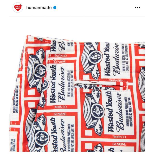 HUMAN MADE(ヒューマンメイド)のWYxBW PRINT SHORTS  human made メンズのパンツ(ショートパンツ)の商品写真