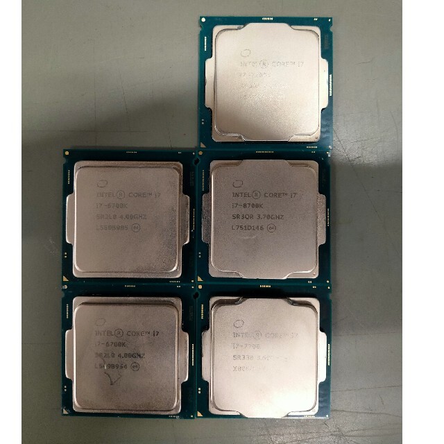 CPU intel core i7 計5点セット売約済