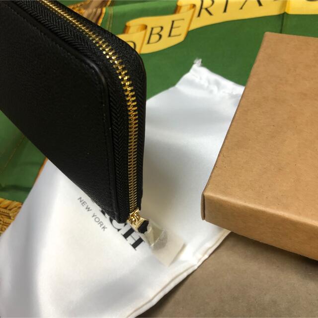 COACH(コーチ)のCOACH ダイアリー　エンブロイダリー　ミディアムウォレット　長財布　ブラック レディースのファッション小物(財布)の商品写真