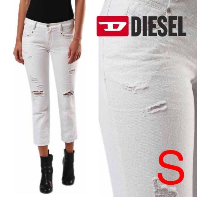 DIESEL ディーゼル　デニム　ジーンズ　ホワイトレディース