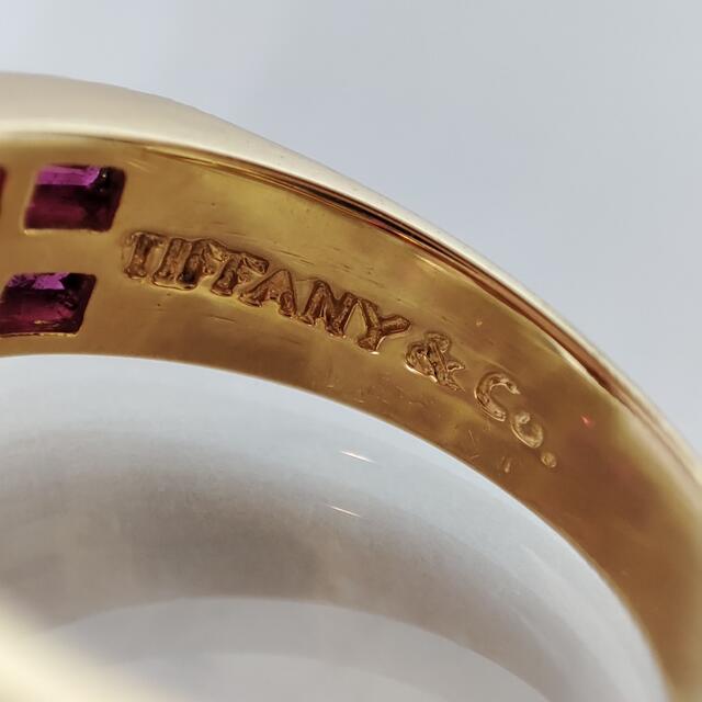 品質一番の Tiffany ティファニー ルビー ダイヤ シグネチャー リング