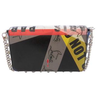 クリスチャンルブタン ショルダーバッグ ズーム・ポーチ ZOOMPOUCH ブラック/マルチカラー Christian Louboutin バッグ クラッチバッグ