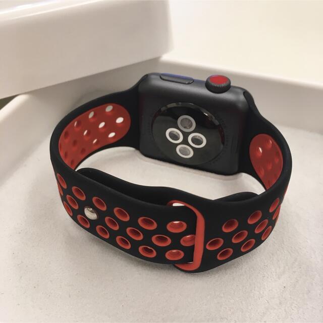 アップルウォッチ series3 セルラー Apple Watch 38mm 黒