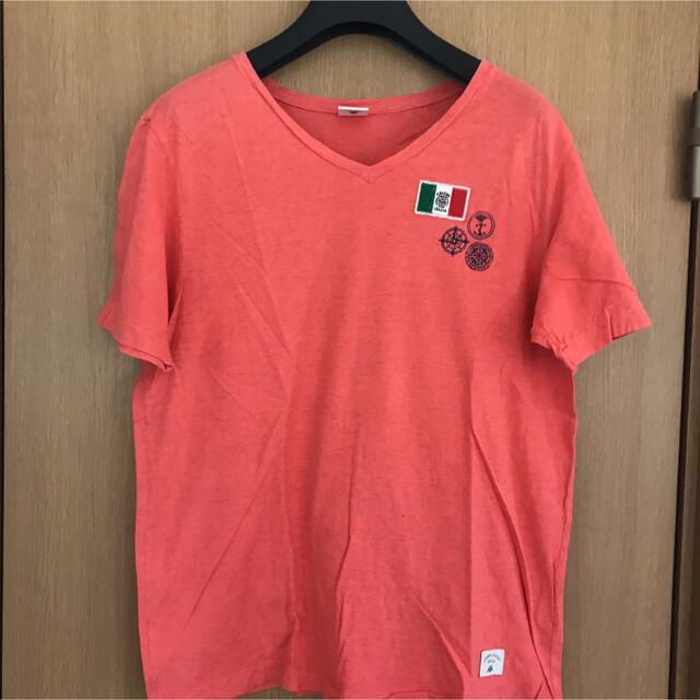 Kappa(カッパ)のkappaカッパTシャツXLオレンジ メンズのトップス(Tシャツ/カットソー(半袖/袖なし))の商品写真