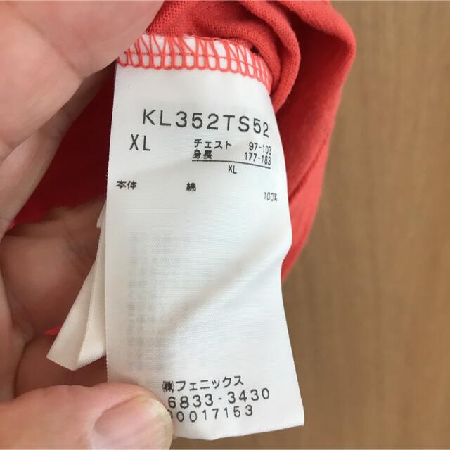 Kappa(カッパ)のkappaカッパTシャツXLオレンジ メンズのトップス(Tシャツ/カットソー(半袖/袖なし))の商品写真