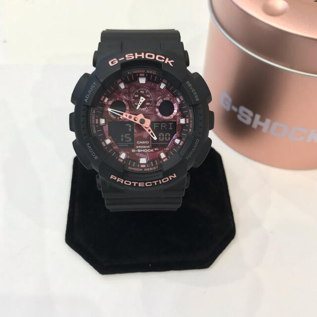 CASIO(カシオ)のRR330カシオ　GA−100TCB-1AJC メンズ　デジアナ　ピンク✖️BK メンズの時計(腕時計(デジタル))の商品写真