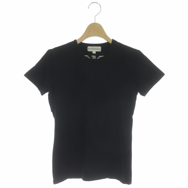 Emporio Armani(エンポリオアルマーニ)のエンポリオアルマーニ EMPORIO ARMANI Tシャツ カットソー S 黒 レディースのトップス(カットソー(半袖/袖なし))の商品写真