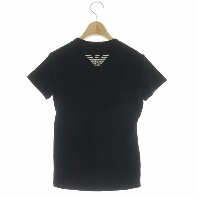 Emporio Armani(エンポリオアルマーニ)のエンポリオアルマーニ EMPORIO ARMANI Tシャツ カットソー S 黒 レディースのトップス(カットソー(半袖/袖なし))の商品写真