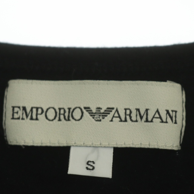 Emporio Armani(エンポリオアルマーニ)のエンポリオアルマーニ EMPORIO ARMANI Tシャツ カットソー S 黒 レディースのトップス(カットソー(半袖/袖なし))の商品写真