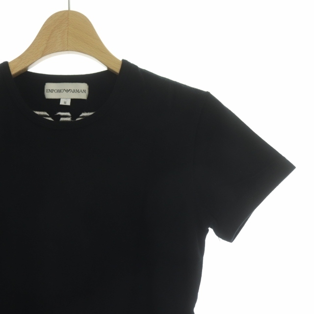 Emporio Armani(エンポリオアルマーニ)のエンポリオアルマーニ EMPORIO ARMANI Tシャツ カットソー S 黒 レディースのトップス(カットソー(半袖/袖なし))の商品写真