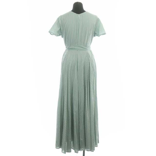 マリハ MARIHA マドモアゼルのドレス ワンピース 半袖 緑 白 グレー 1