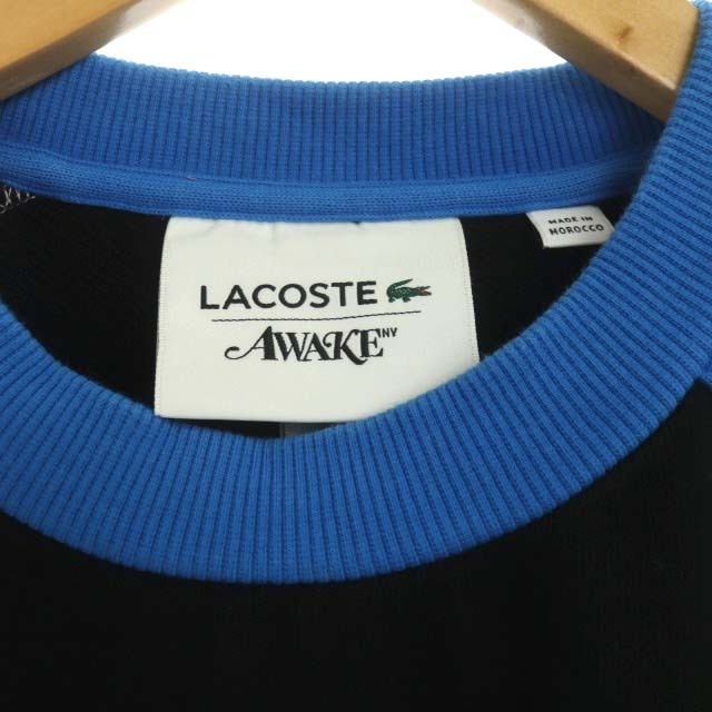 ラコステ AWAKE NY カラーブロックスウェット トレーナー 長袖