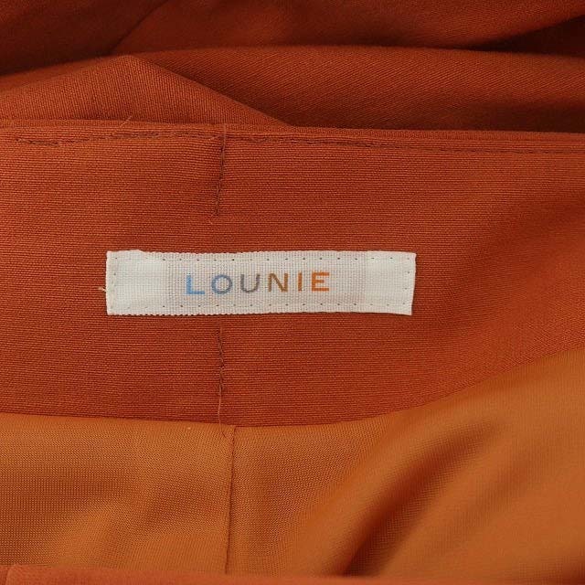 LOUNIE(ルーニィ)のルーニィ LOUNIE バックスリット タイトスカート ロング 36 オレンジ レディースのスカート(ロングスカート)の商品写真
