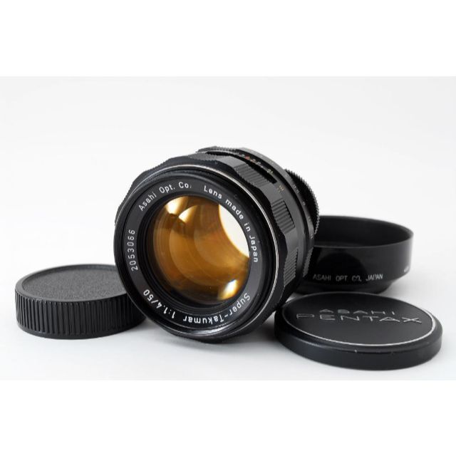 Super-Takumar 50mm F1.4 黄変なし フード付 L412- Super-Takumar 50mm F1.4 黄変なし フード付 L412-