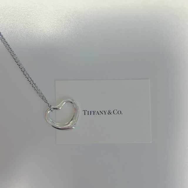 美品 ティファニーオープンハートネックレス TIFFANY&Co - www