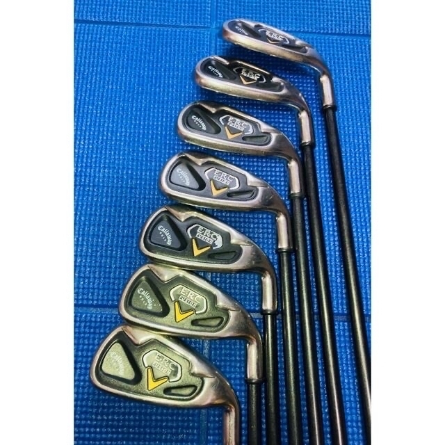 Callaway - CallawayキャロウェイERC FUSION アイアン 7本& ゴルフ オンラインストア早割 ★CallawayキャロウェイERC 7本&ゴルフボール FUSIONアイアン クラブ