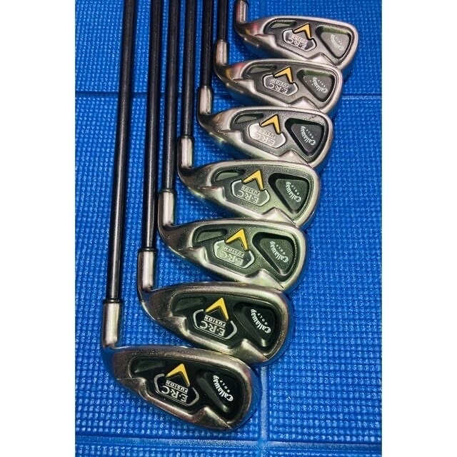 Callaway - CallawayキャロウェイERC FUSION アイアン 7本& ゴルフ オンラインストア早割 ★CallawayキャロウェイERC 7本&ゴルフボール FUSIONアイアン クラブ
