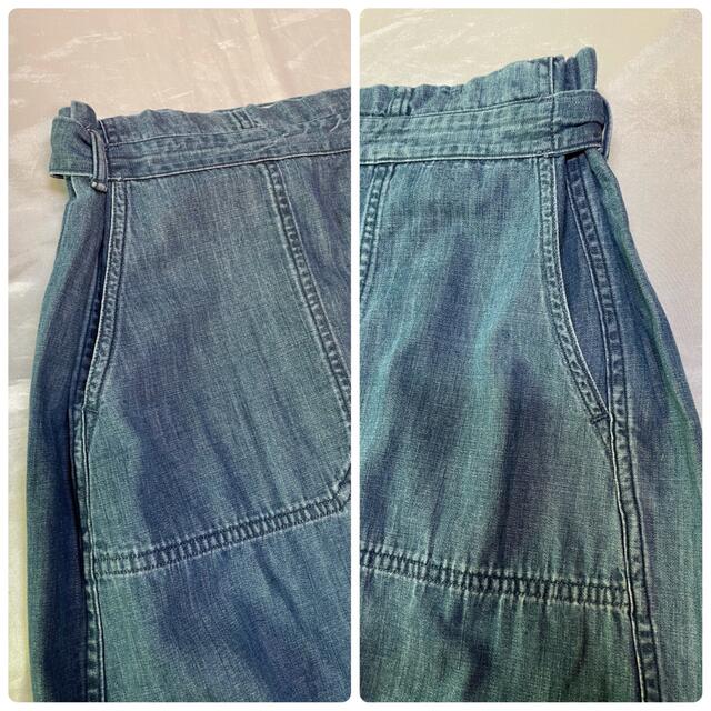 45rpm(フォーティーファイブアールピーエム)の45R/45rpm  YUKI-COTTON-100％インディゴ藍染スカート レディースのスカート(ロングスカート)の商品写真