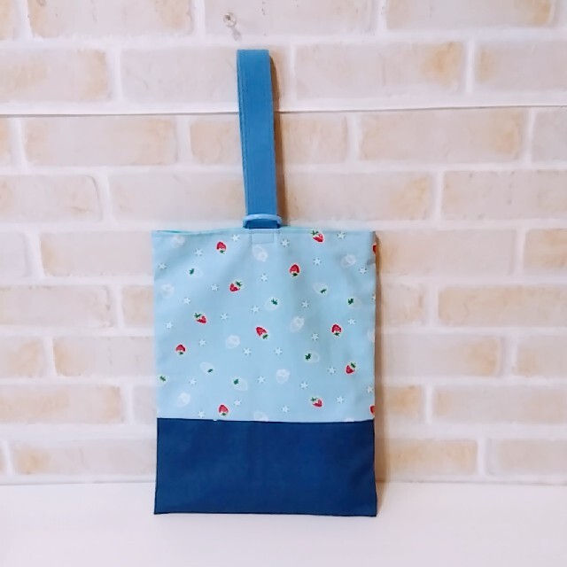 ▼お値下げしました▼ハンドメイド🍓小粒いちごの入学⑤点セット🍓 キッズ/ベビー/マタニティのこども用バッグ(レッスンバッグ)の商品写真