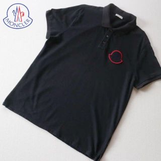 MONCLER - MONCLER モンクレール ポロシャツ ビッグワッペン 鹿の子