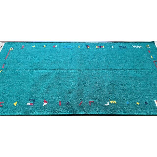 インドキリム ウール 手織り 157×87cm 4