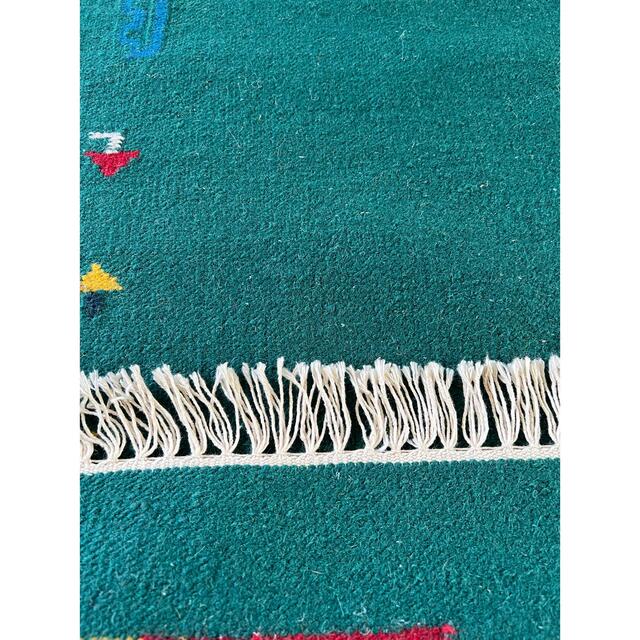 インドキリム ウール 手織り 157×87cm 9