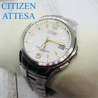 シチズン(CITIZEN)のCITIZEN ATTESA シチズン　アテッサ　メンズソーラー電波腕時計(腕時計(アナログ))