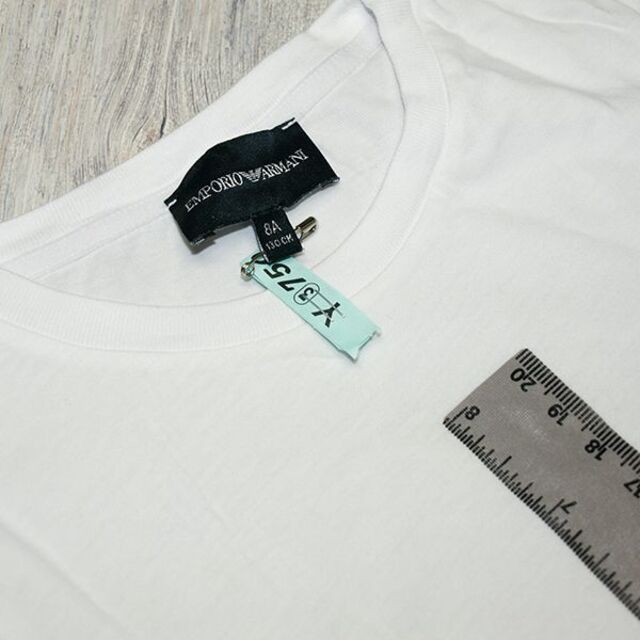 Emporio Armani(エンポリオアルマーニ)のエンポリオアルマーニ　子ども用ロングスリープTシャツ◇8A　美品　クリーニグ済み キッズ/ベビー/マタニティのキッズ服男の子用(90cm~)(Tシャツ/カットソー)の商品写真