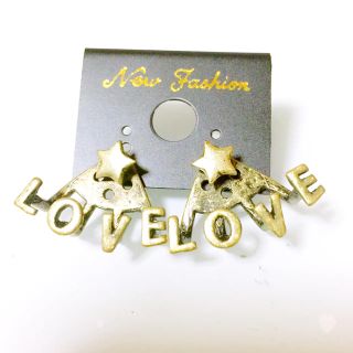 ナディア(NADIA)の新品✨LOVEピアス(ピアス)