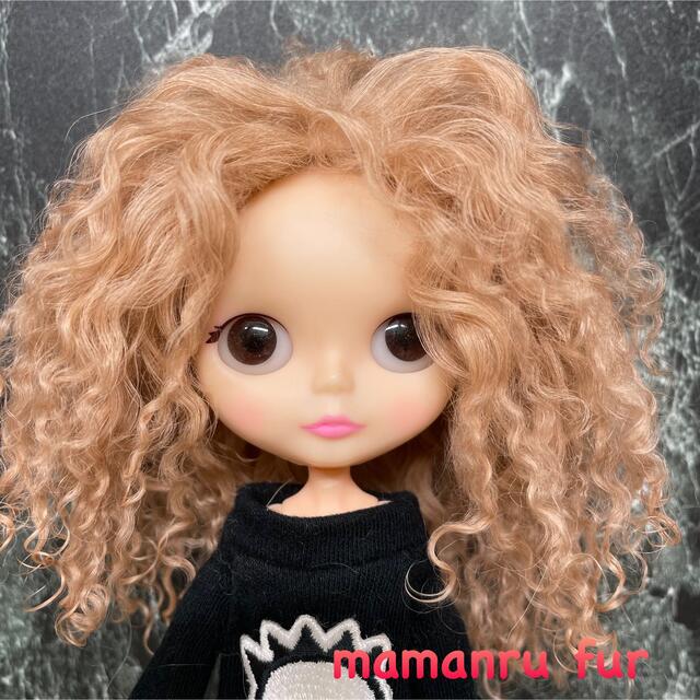 blythe _wm-375アプリコットベージュ⭐️チベットラムウィッグ